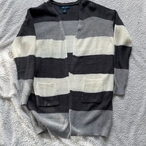 Barrow Black, Gray, and Cream Cardigan